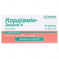 Кордіамін-Здоров'я розчин д/ін. 250 мг/мл по 2 мл №10 в амп.