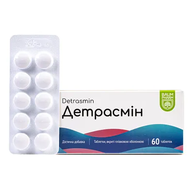Детрасмін Baum Pharm таблетки №60
