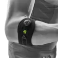 Бандаж на ліктьовий суглоб Bauerfeind Sports Elbow Strap для лікуванняя епікондиліту, чорний