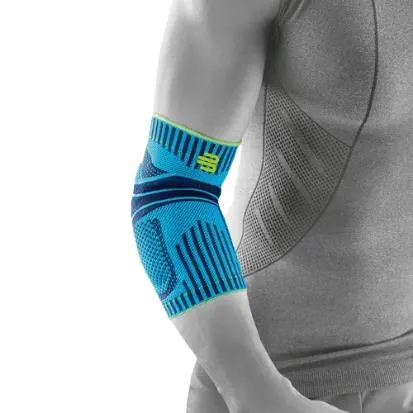 Бандаж на ліктьовий суглоб Bauerfeind Sports Elbow Support для лікуванняя епікондиліту, блакитний, розмір M