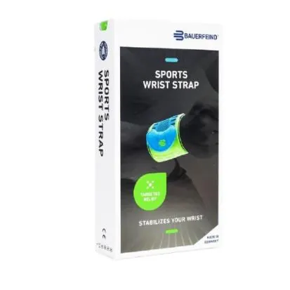 Бандаж на променево-зап'ястковий суглоб Bauerfeind Sports Wrist Strap, блакитний, розмір L/XL