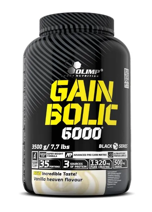 Гейнер з креатином Olimp Gain Bolic 6000, ваніль, 3500 г