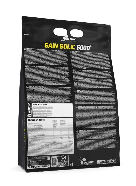 Гейнер з креатином Olimp Gain Bolic 6000, ваніль, 6800 г