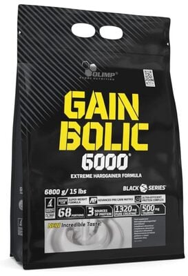 Гейнер с креатином Olimp Gain bolic 6000, клубника, 6800 г