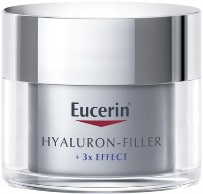 Крем для обличчя Eucerin Hyaluron-Filler + 3x Effect нічний проти зморшок для всіх типів шкіри (63486), 50 мл