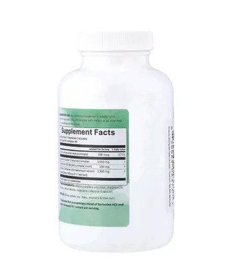 Берберин з корицею та хромом Micro Ingredients Berberine with Ceylon Cinnamon, Chromium вег.капсули №240