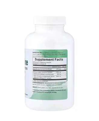 Берберин з корицею та хромом Micro Ingredients Berberine with Ceylon Cinnamon, Chromium вег.капсули №240