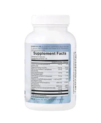 Метильований комплекс вітамінів групи B з вітаміном C Micro Ingredients Pure Methylated B Complex with Vitamin C, 240 капсул