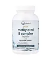 Метильований комплекс вітамінів групи B з вітаміном C Micro Ingredients Pure Methylated B Complex with Vitamin C, 240 капсул