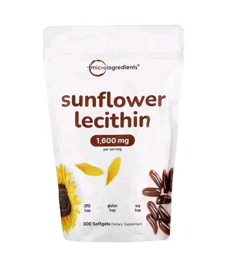 Соняшниковий лецитин Micro Ingredients Sunflower Lecithin, 300 капсул