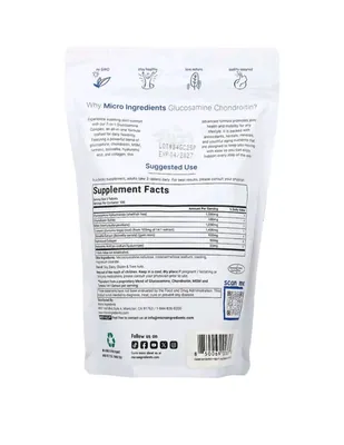 Глюкозамін, хондроїтин, МСМ і куркума Micro Ingredients Glucosamine Chondroitin MSM & Turmeric, 300 таблеток