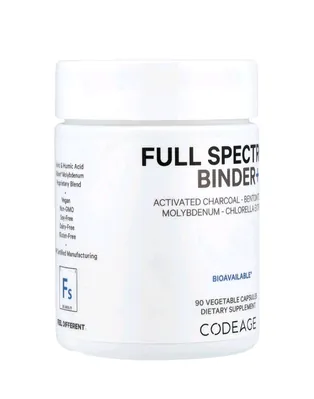 Сорбент повного спектру CodeAge Full Spectrum Binder+, 90 капсул