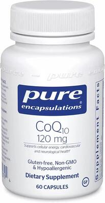Коэнзим Q10 Pure Encapsulations CoQ10 120 мг, 60 капсул