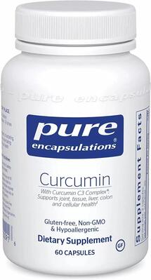 Куркумин Pure Encapsulations Curcumin 250 мг, 60 капсул