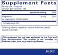 Магний Pure Encapsulations Magnesium (citrate/malate), 180 капсул