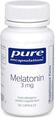 Мелатонин Pure Encapsulations Melatonin 3 мг, 60 капсул