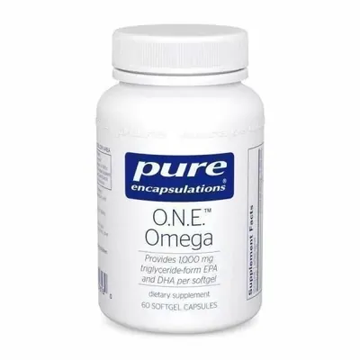 Омега-3 Pure Encapsulations ONE Omega, 60 капсул