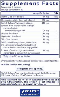 Восстановление связок Pure Encapsulations Ligament Restore, 120 капсул