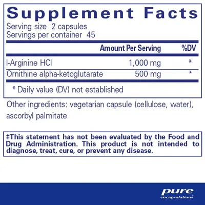 Підтримка гормонів росту Pure Encapsulations Growth Hormone Support, 90 капсул