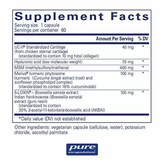 Комплекс для суставов Pure Encapsulations Joint Complex (Single Dose), 60 капсул