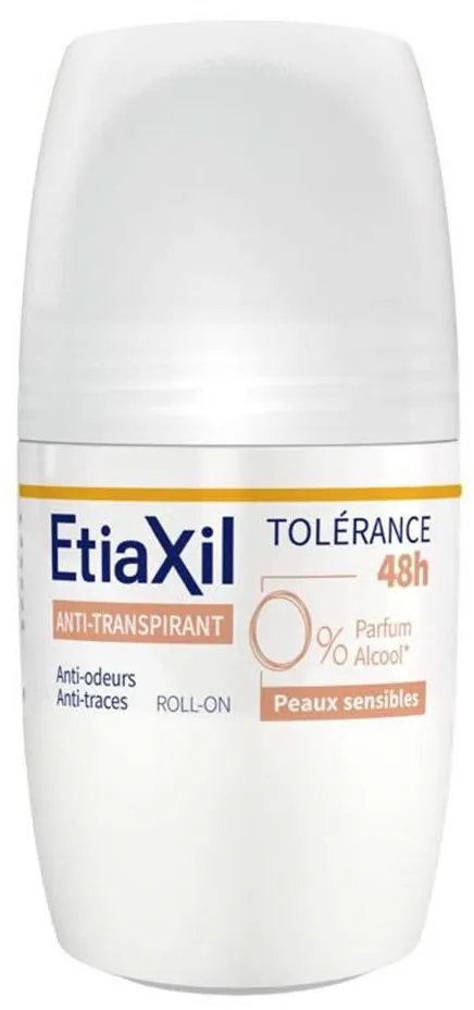 Дезодорант-антиперспірант кульковий Etiaxil Tolerance 48h без запаху, 50 мл