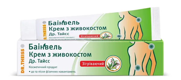 Баінвель крем з живокостом Др. Тайсс зігріваючий по 50 мл у тубах