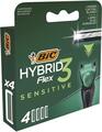 Сменные картриджи для бритвы Bic Flex 3 Hybrid Sensitive мужские, 4 шт