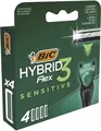 Змінні картриджі для бритви Bic Flex 3 Hybrid Sensitive чоловічі, 4 шт