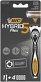 Станок для гоління Bic Flex 5 Hybrid чоловічий з 4 змінними картриджами