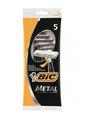 Набор бритв без сменных картриджей Bic Metal, 5 шт