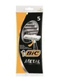 Набір бритв без змінних картриджів Bic Metal, 5 шт
