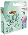 Сменные картриджи для бритья Bic Miss Soleil Click Sensitive, 4 шт