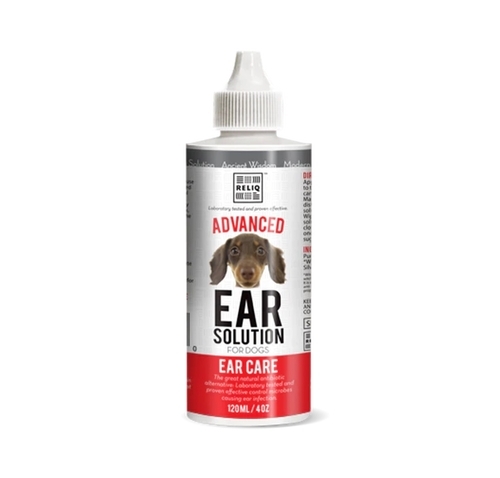 Раствор Reliq Ear Solution для ухода за ушами для собак и кошек, 120 мл