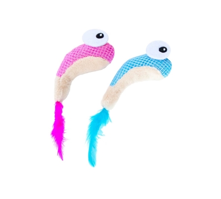 Игрушка для котов Petstages Dental Shrimpies pt67836 креветки с кошачьей мятой, 2 штуки