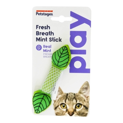 Игрушка для котов Petstages Fresh Breath Mint Stick pt335 Мятная палочка, зеленая