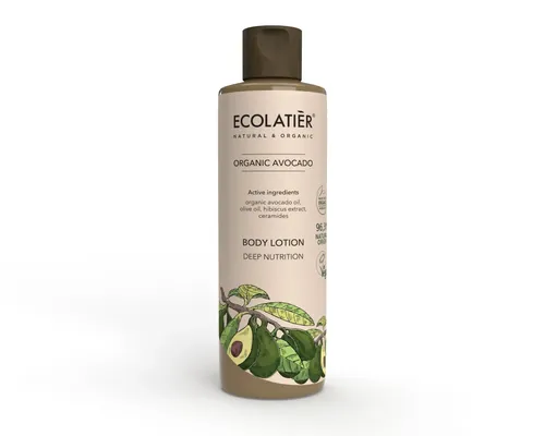 Молочко для тіла Ecolatier Organic Avocado живильне, 250 мл