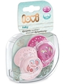 Пустышка силиконовая Lovi Folky динамическая, 22/841girl, 0-3 месяца, 2 шт