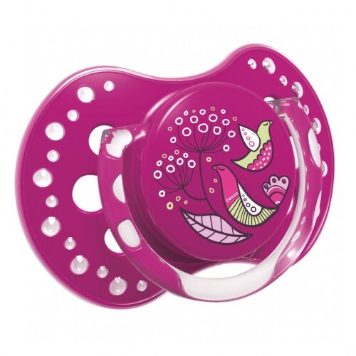 Пустышка силиконовая Lovi Folky динамическая, 22/842girl, 3-6 месяца, 2 шт