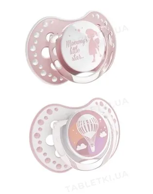 Пустушка силіконова Lovi Pride and joy динамічна, 22/845girl, 3-6 місяців, 2 шт