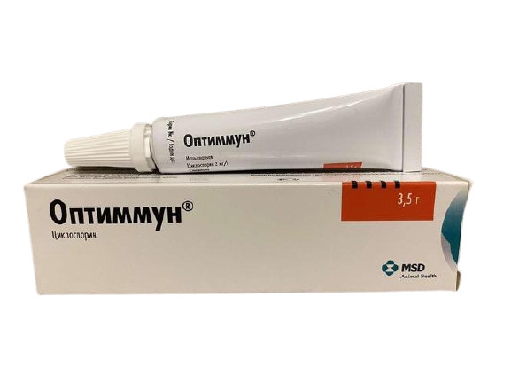 Оптіммун очна мазь для собак, 3,5 г