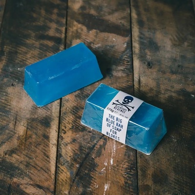 Мыло мужское The BlueBeards Revenge Big Blue Bar of Soap синее, 175 г