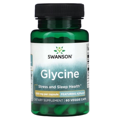 Глицин Swanson Glycine 500 мг капсулы №60