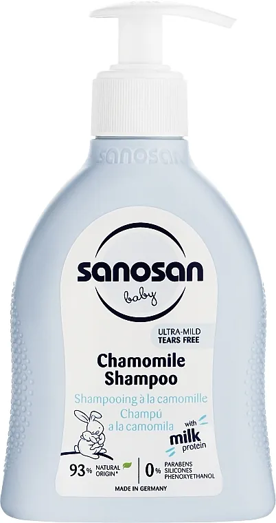 Шампунь Sanosan Baby дитячий з ромашкою, 200 мл