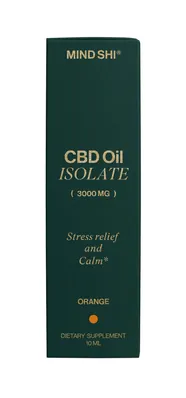 Олія CBD (Канабідіол) Mind Shi Ізолят 3000 мг Апельсин, 10 мл
