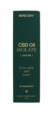 Олія CBD (Канабідіол) Mind Shi Ізолят 3000 мг Полуниця, 10 мл