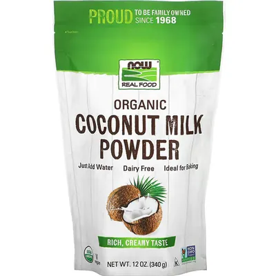 Кокосове молоко NOW Real Food Coconut Milk порошок, 340 г