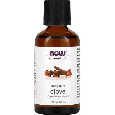 Эфирное масло гвоздики NOW Clove Oil, 59 мл