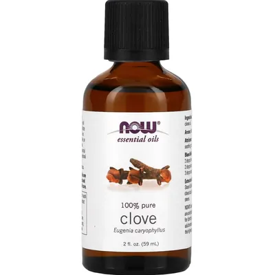 Ефірна олія гвоздики Now Essential Oils Clove, 59 мл