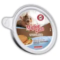 Корм вологий Morando Migliorgatto Sterilized для стерилізованих котів беззерновий мус зі середземноморською рибою, 85 г