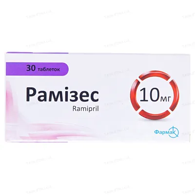 Рамізес таблетки по 10 мг №30 (10х3)
